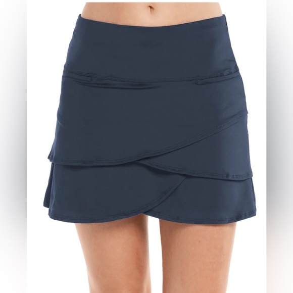 Lucky in Love Pants - Lucky in Love - Scallop Tennis Skort - LG (12)